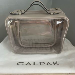 CALPAK Large Clear Cosmetics Case